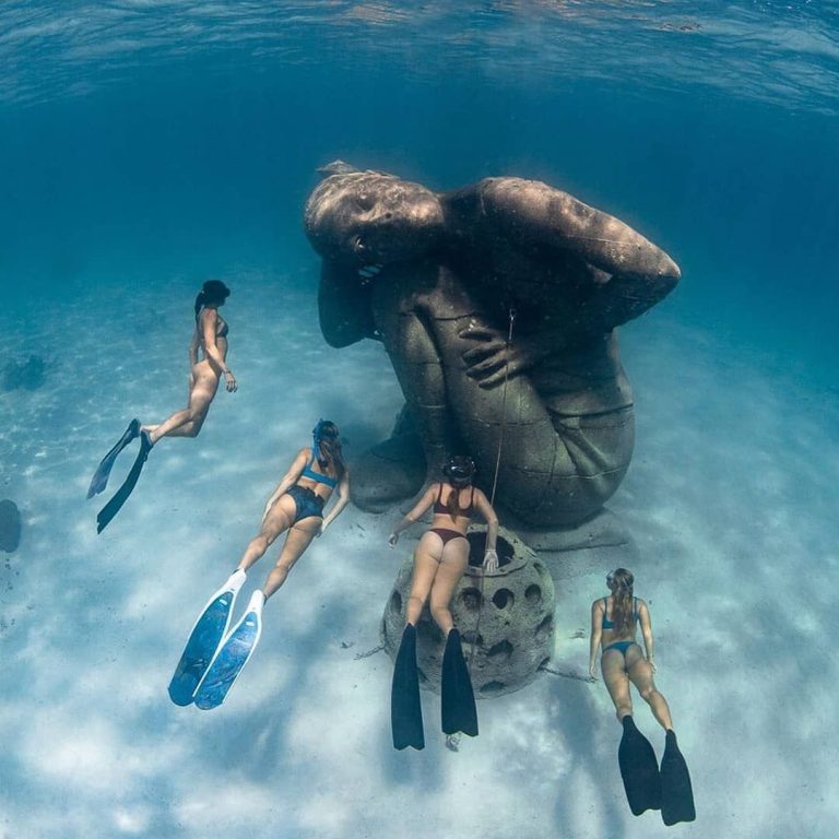 Ocean Atlas Statue