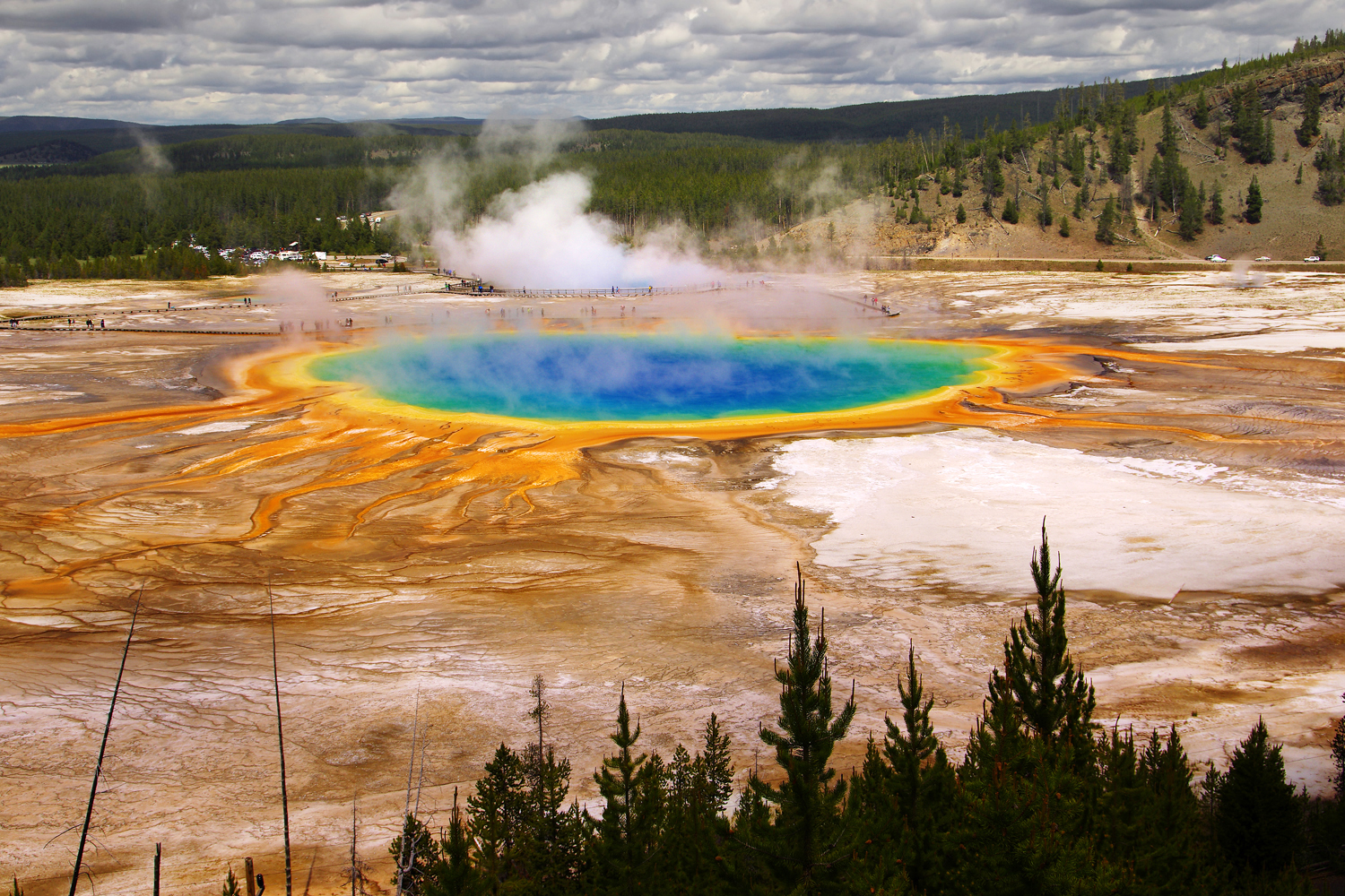 Yellowstone National Park Grand Prismatic Spring