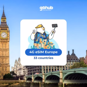 33 European regions eSIM