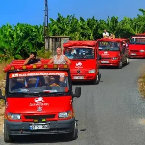 Alanya Sapadere Canyon & Waterfall Tour by Open Cabrio Bus