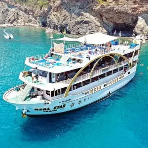 Antalya Mega Star Yacht Tour with Lunch, Foam Party & Transfer