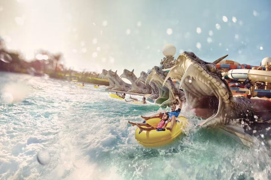 Yas Waterworld Abu Dhabi Entry Ticket & Shuttle Service