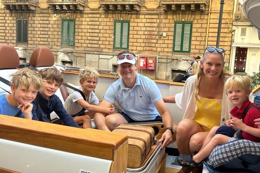 Private Palermo Open-Air CruiserCar Night Tour