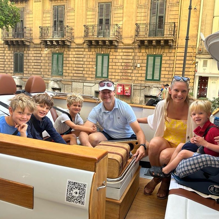 Private Palermo Open-Air CruiserCar Night Tour