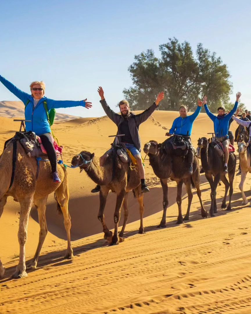Camel Trek Adventure & Overnight Stay in Merzouga Desert Camp