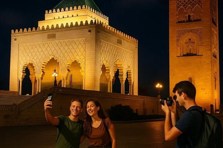 Private Rabat Night Tour with Small Boat Ride