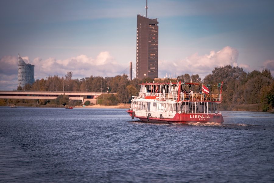2.5 Hours Sunset River Tour to the Gulf of Riga on Liepaja Boat