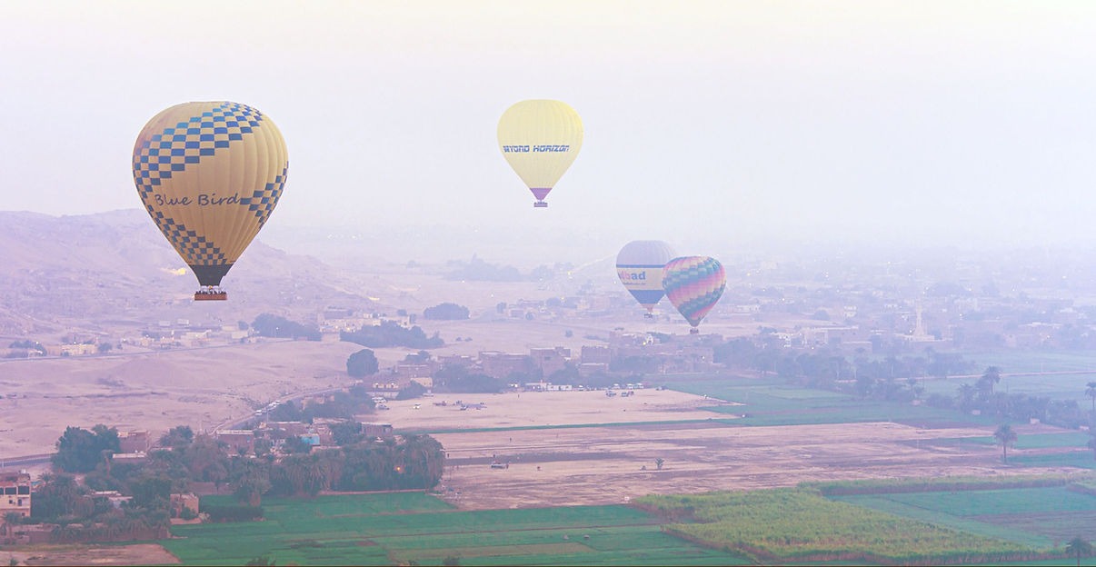 Hot Air Ballon Trip over Luxor West Bank