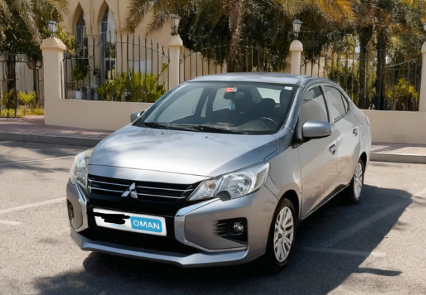 Rent Mitsubishi Attrage in Muscat Oman
