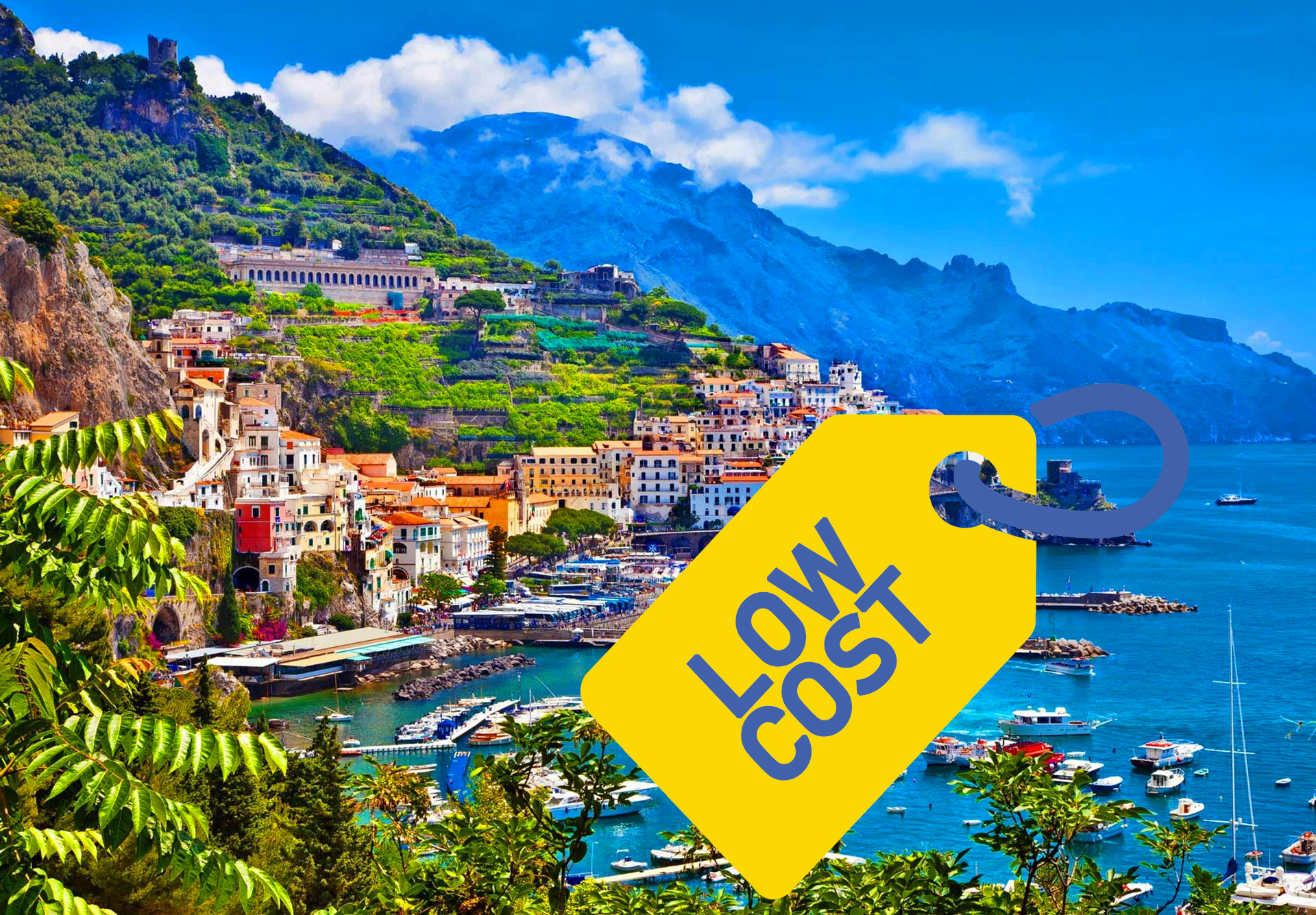 Pompeii & Amalfi from Naples – Low Cost