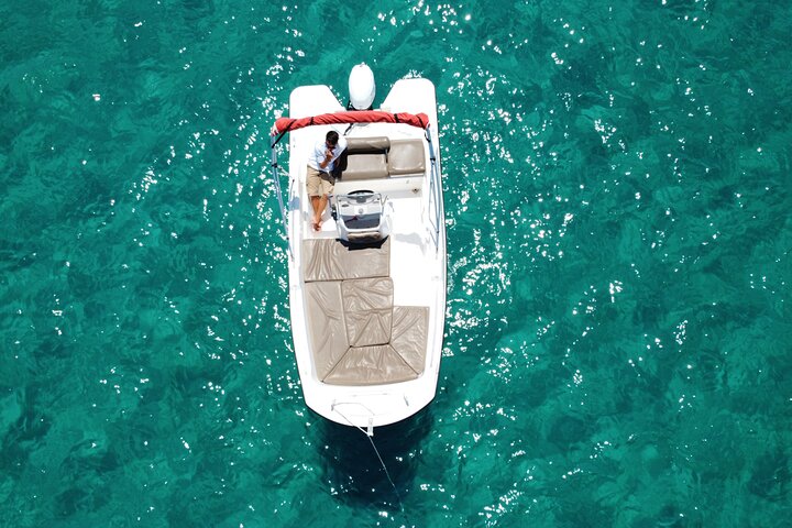 Explore Ibiza by Boat without License. Navigate to Your Rhythm