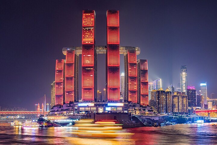 Chongqing Cloud Eye & Liangjiang Night Cruise Tickets