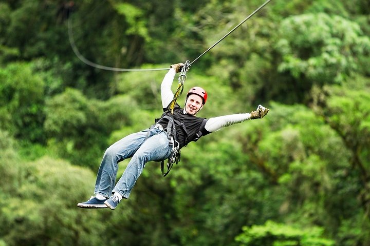 Arenal Volcano Zipline & Baldi Hot Springs Private Tour