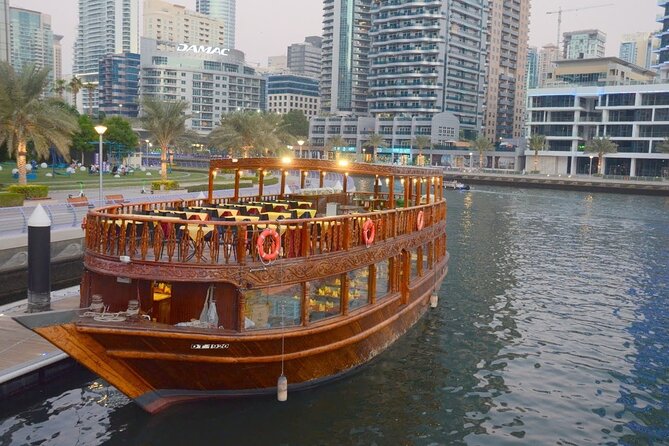 Dubai Marina Sunset Dinner Dhow Cruise Tickets