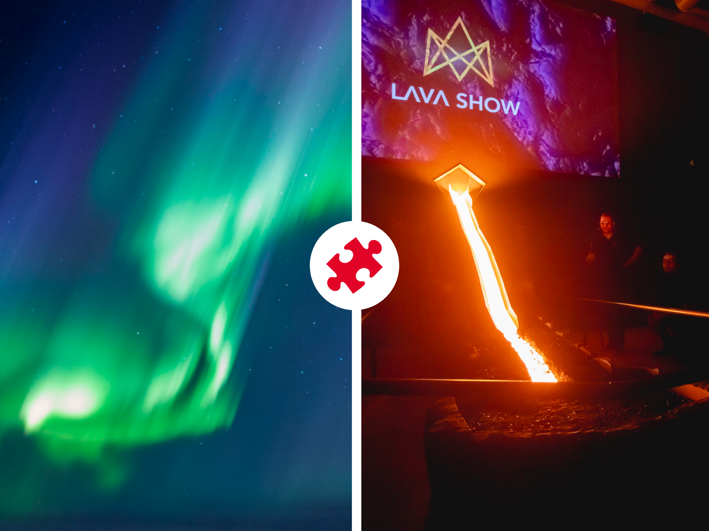 Lava Show & Northern Lights Cruise