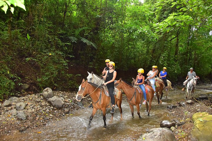 Rainforest Horseback Riding and Boat. Puntarenas Shore Excursion