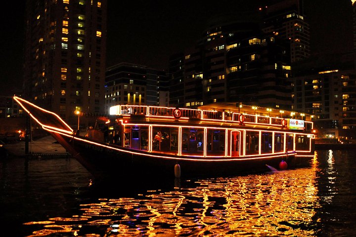 Dubai Marina Dhow Dinner Cruise with Transfers