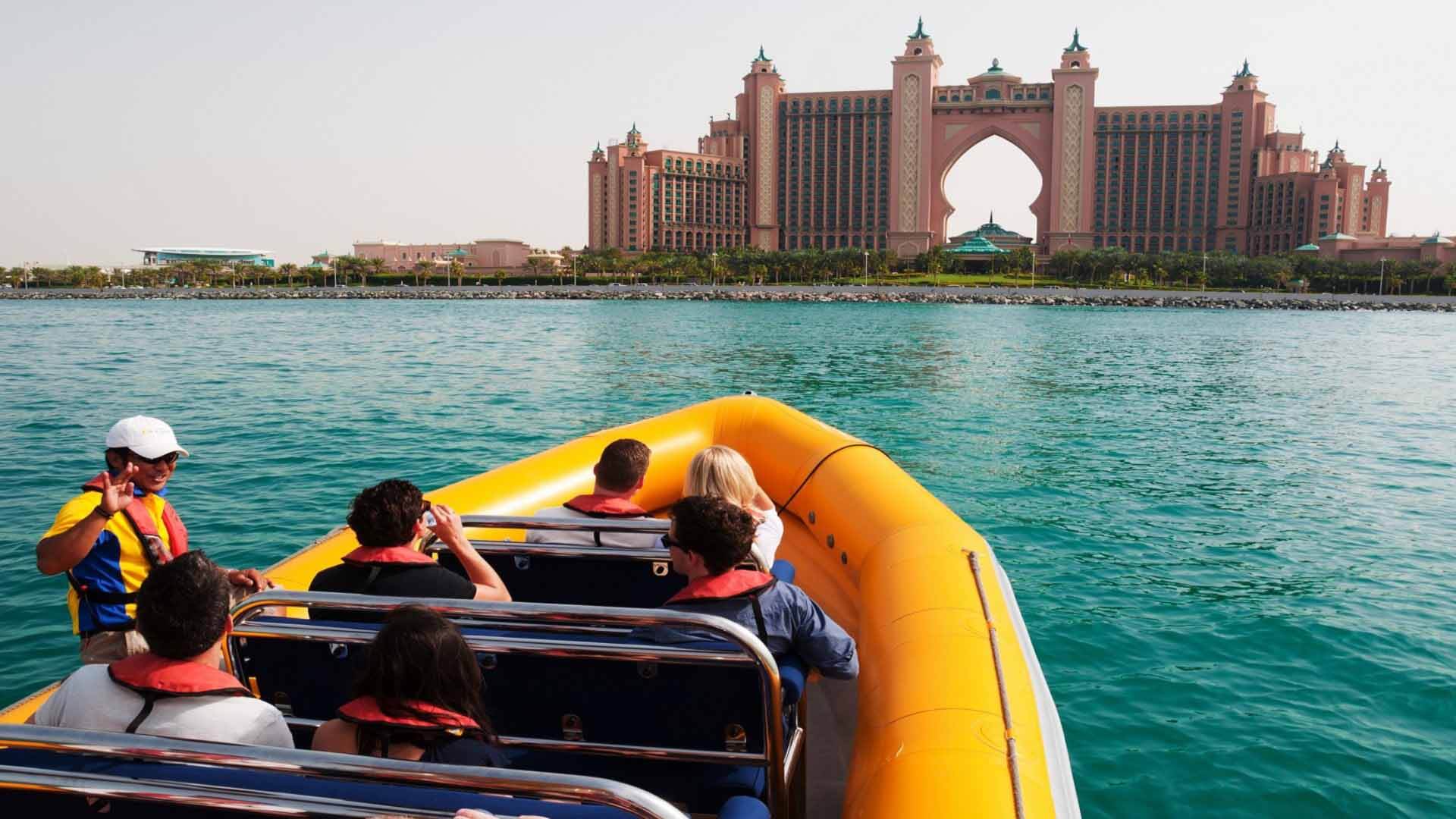Yellow Boat Ride Dubai Marina