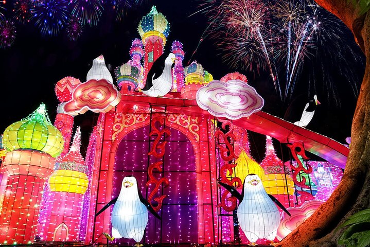 Dubai Glow Garden + Dino Park and Magic Park Admission Ticket