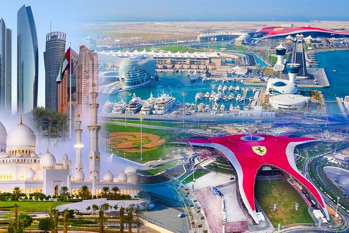 Dubai to Abu Dhabi City Tour With Ferrari World Admission Ticket