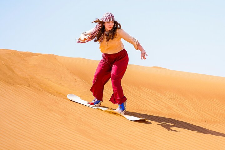 Dubai: Red Dunes Safari with Dune Buggy, Sandboard & Camel
