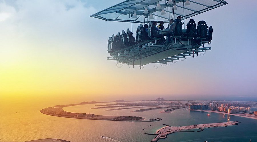 Dubai Dinner in the Sky with Private transfers