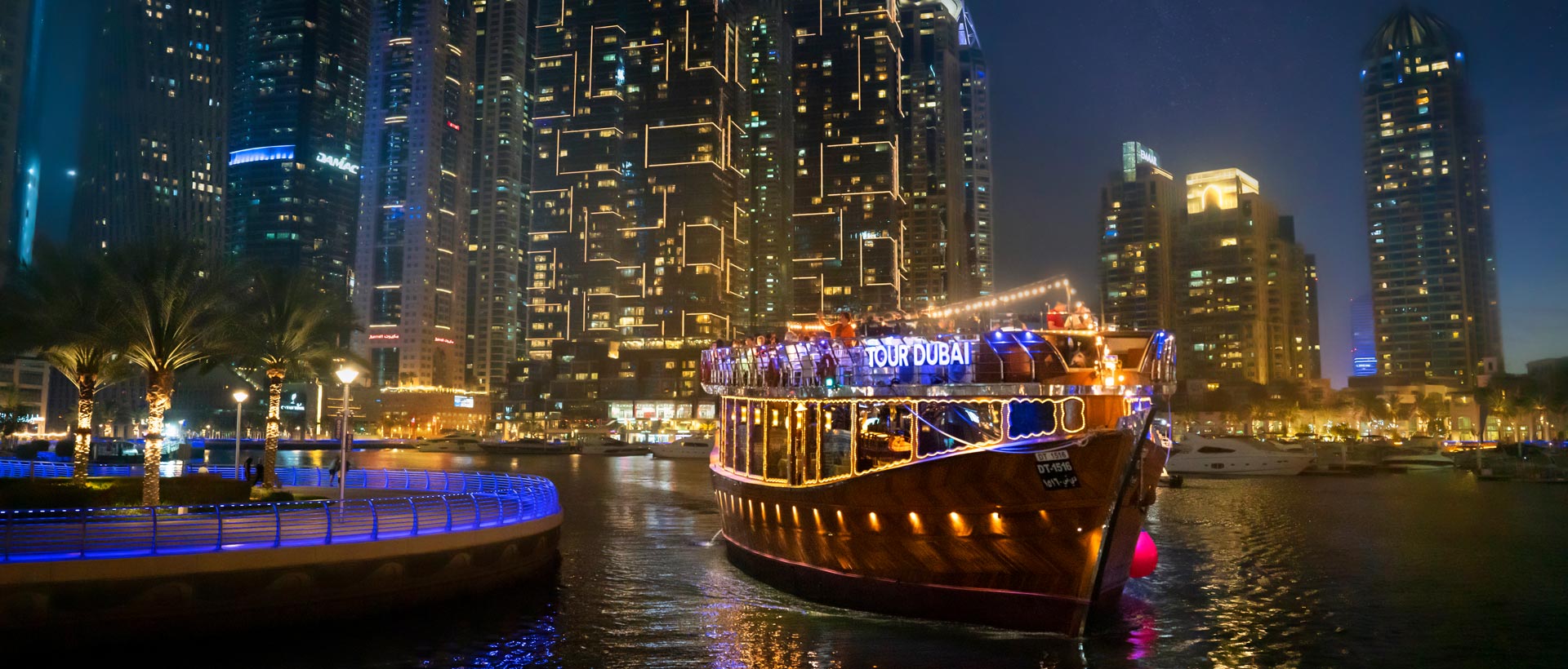 Burj Khalifa 148th floor visit, Dubai Mall shopping tour & Marina Dhow Cruise with Dinner with Private Roundtrip Transfer