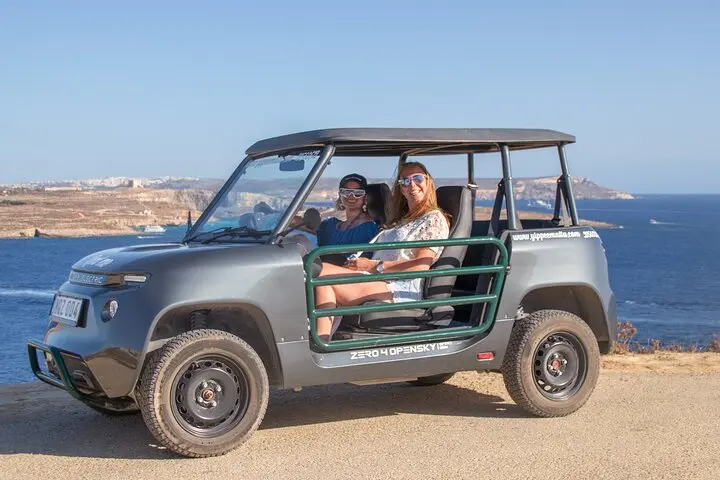 Private Chauffeured eJeep Tour of Gozo (6 Hours)