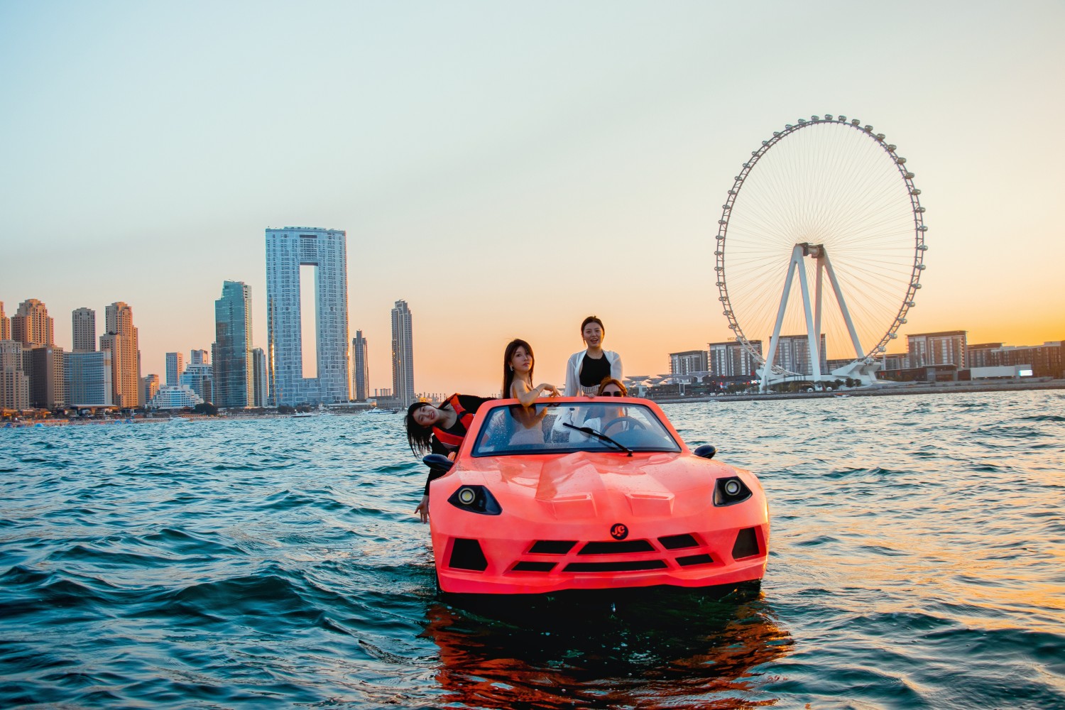 Dubai Jet Car Ride with Private Transfers