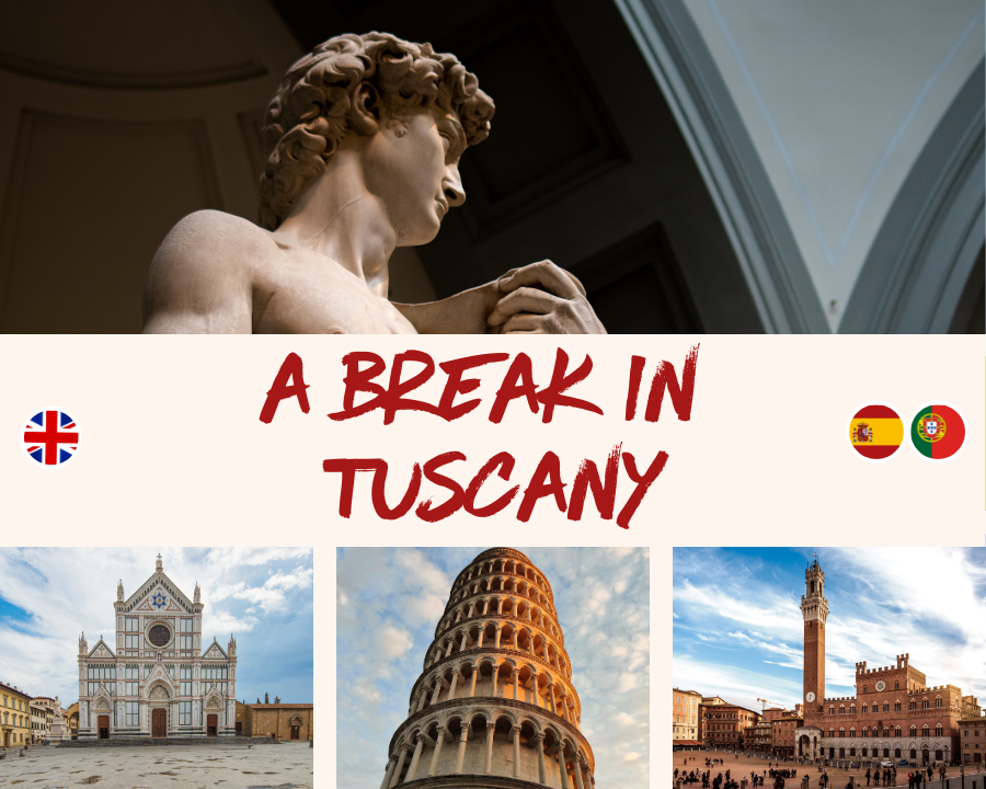 A Break in Tuscany | Short Independent Tour with shared daily tours | 4days/3nights