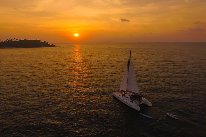 Coral Island and Sunset trip by Catamaran From Phuket