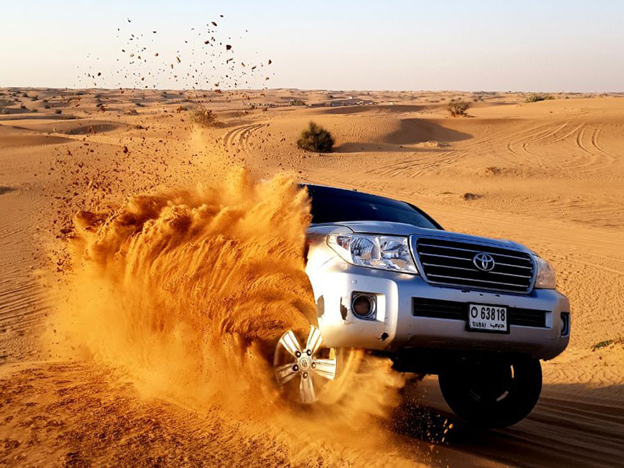 Private Half day Dubai city tour & Desert Safari with BBQ dinner