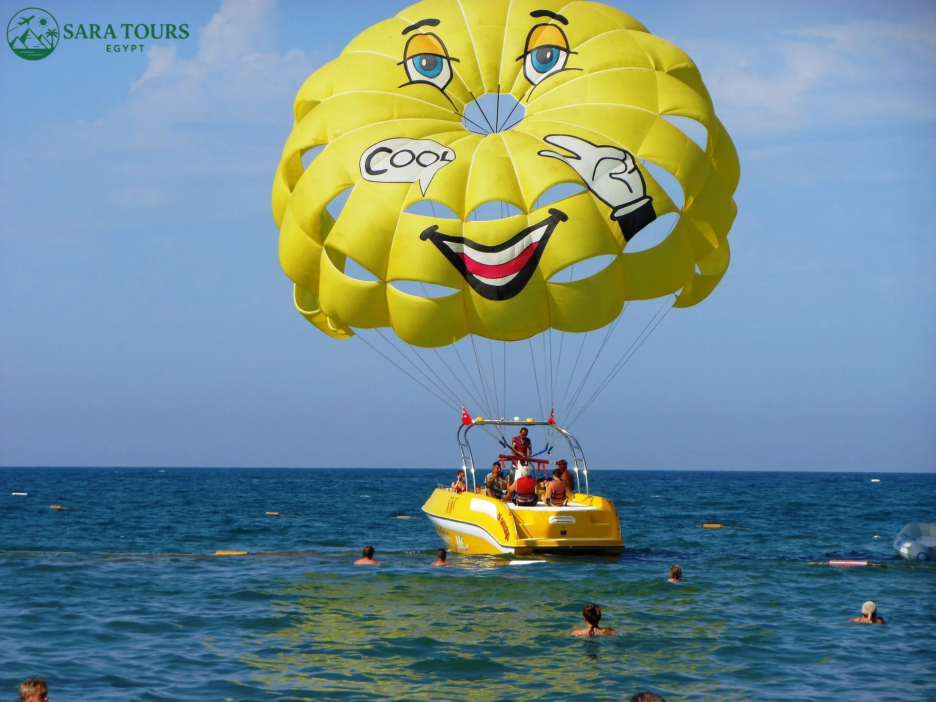 Parasailing v Hurghadě