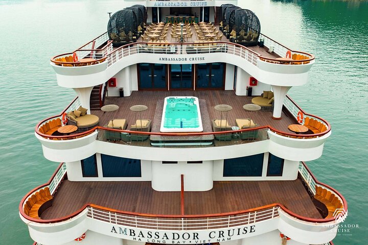 From HANOI to Halong Bay Day Cruise aboard Ambassador Cruise