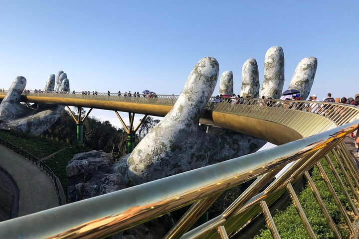 Hoi An To Hue or Hue To Hoi An By Private Car Sightseeing Via Hai Van Pass -Golden Bridge(Ba Na Hill)