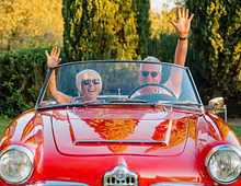 Classic Car Tour Experience in Val d’Orcia with Lunch