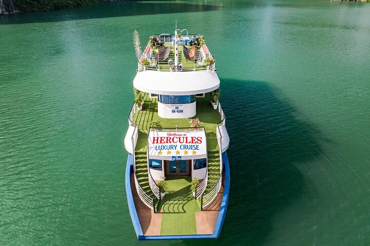 Hercules Luxury Cruise Halong 1 Day Trip from Hanoi by Expressway Hercules Luxury Cruise Halong 1 Day Trip from Hanoi by Expressway