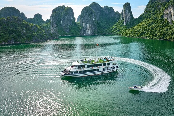Discover Halong Bay's Wonders: 5* Sonata Cruise with Live Music Discover Halong Bay’s Wonders: 5* Sonata Cruise with Live Music
