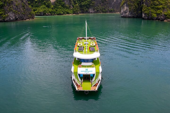 Heritage Luxury Cruise Halong 1 Day Trip from Hanoi by Expressway Heritage Luxury Cruise Halong 1 Day Trip from Hanoi by Expressway