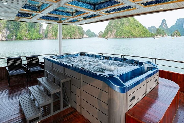 Arcady Premium Cruise Halong Bay Day Tour with Jacuzzi & Transfer Arcady Premium Cruise Halong Bay Day Tour with Jacuzzi & Transfer