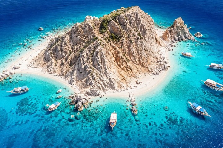 Suluada Island Boat Tour From Kemer