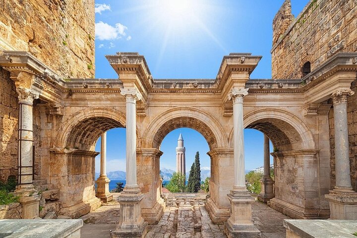 Antalya City Tour with Boat Tour and Waterfalls From Antalya