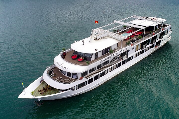 Athena Royal Cruise – Luxury Halong Bay Overnight Cruise 2D1N Tour