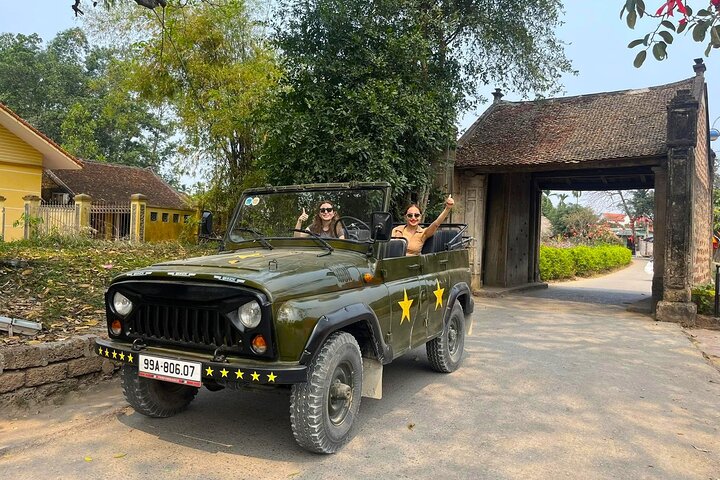 Hanoi to Duong Lam Ancient Village: Jeep Tour, History,Daily Life