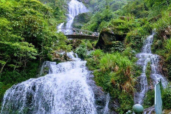 Full Day Private Love and Silver Waterfalls Sapa Motorbike Tour