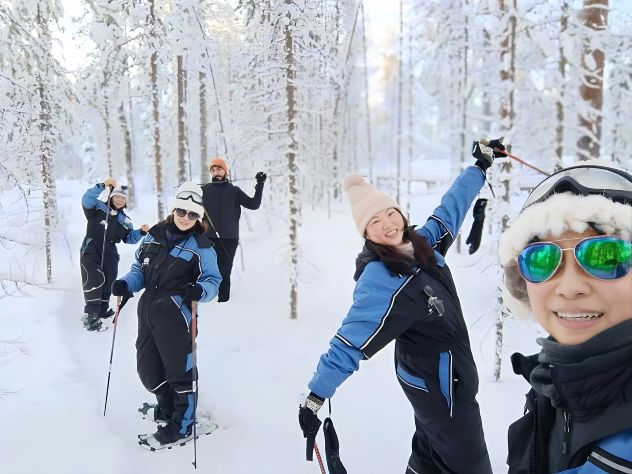 Rovaniemi: Snowshoe Tour in Vikaköngäs Wilderness & BBQ – Small Group