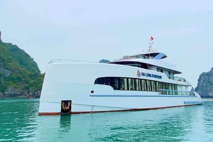 Symphony Cruise 5 Star Day Tour from Halong International Harbor Symphony Cruise 5 Star Day Tour from Halong International Harbor