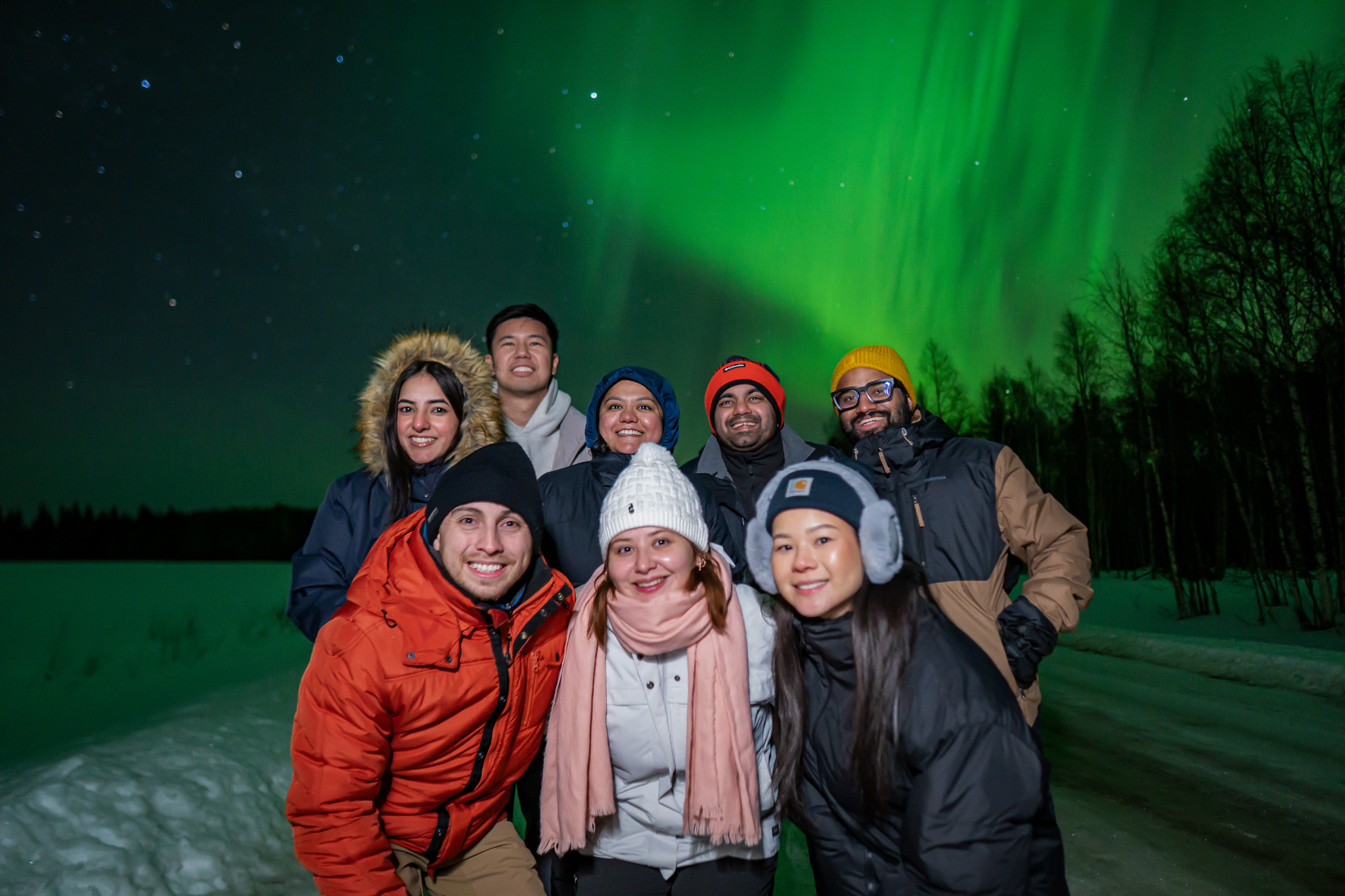 Kiruna: Guaranteed Northern Lights Expedition with Photographer & Unlimited Mileage/Time – Small Group