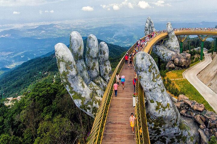 Full Day Tour to Golden Bridge and Ba Na Hills in Small Group
