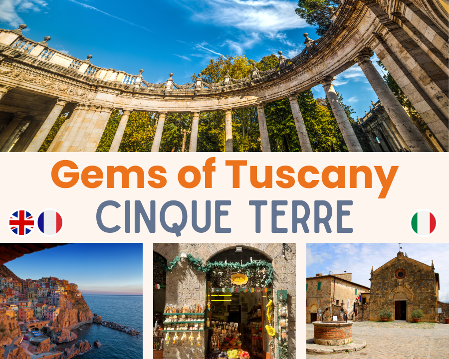 Gems of Tuscany & Cinque Terre | Premium Independent Tour including small-group excursions | 8days/7nights
